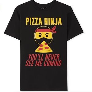 NEW Pizza Ninja You'll Never See Me Coming' Boys T Shirt
